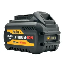 Akumulator 20 V maks./60 V maks. 7,5 Ah/2,5 Ah kompatybilny z DeWalt Flexvolt